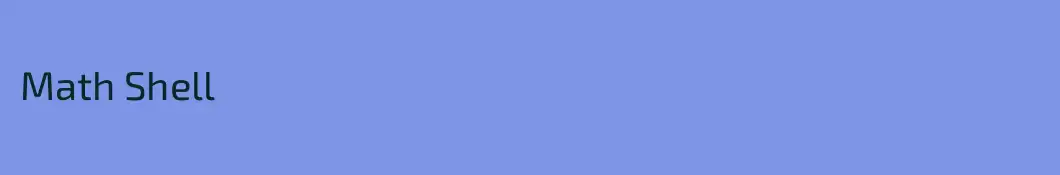Math Shell